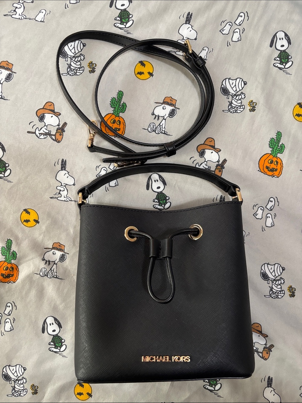 Michael Kors mini bucket bag